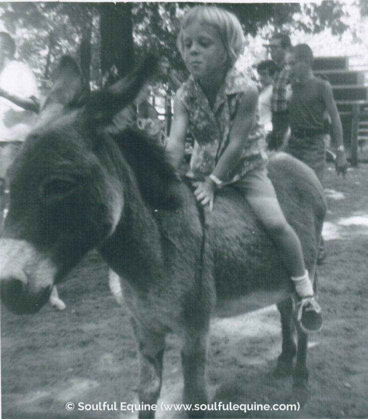 Sharon and the donkey